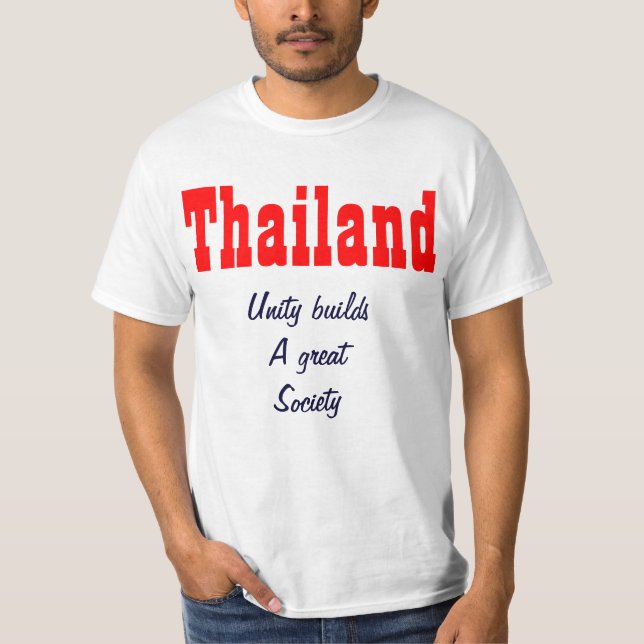 Camisetas de unidad de Tailandia (Anverso)