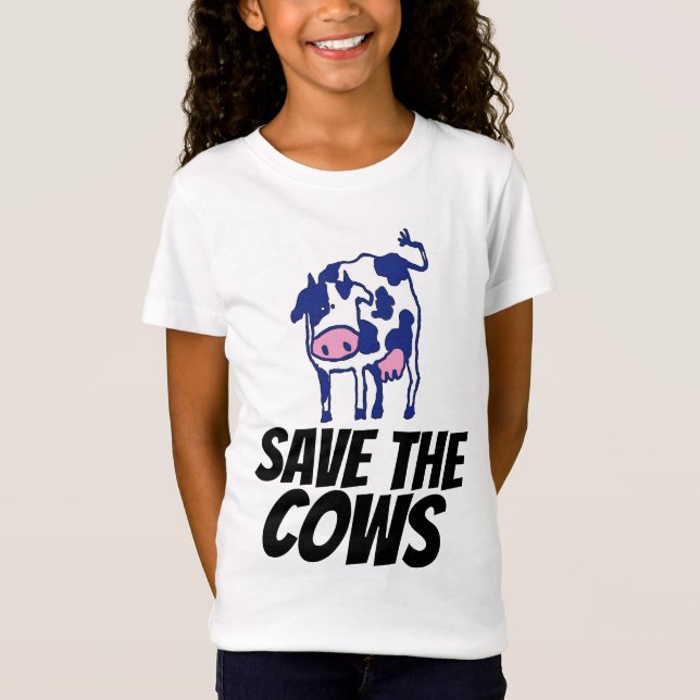 CAMISETAS DE VACA 'GUARDAR LAS VACAS' (Anverso)