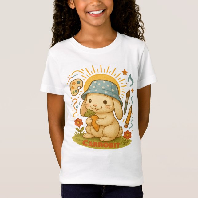 Camisetas de verano para conejitos (Anverso)