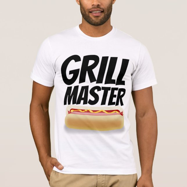 Camisetas de verano para hombre GRILL MASTER (Anverso)