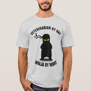 Camisetas de VETERINARIO, NINJA DOCTOR DE ANIMALES