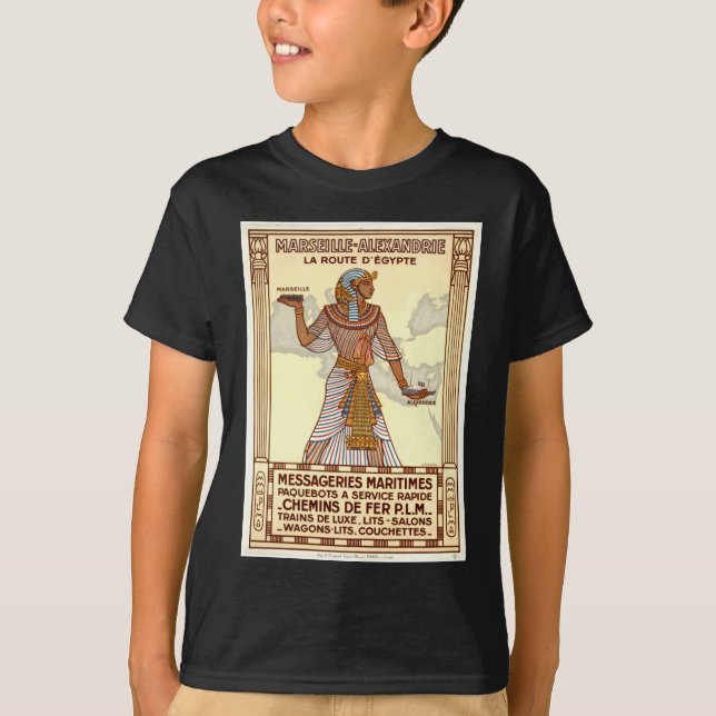 Camisetas de Viajes de Egipto Vintage (Anverso)