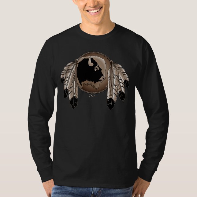 Camisetas de Vida Silvestre Mens First Nation Shir (Anverso)