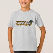 Camisetas de Video Juegos para niños - Game Over