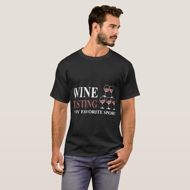 camisetas de vino de degustación (Anverso completo)