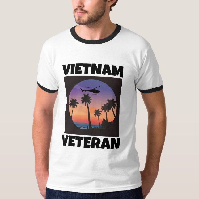 CAMISETAS DE VINTAGE DE VIETNAM VETERAN (Anverso)