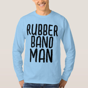CAMISETAS DE VINTAJE DE HOMBRE DE BANDA DE GOMA