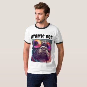 CAMISETAS DE VINTAJE DE PERRO ATÓMICO