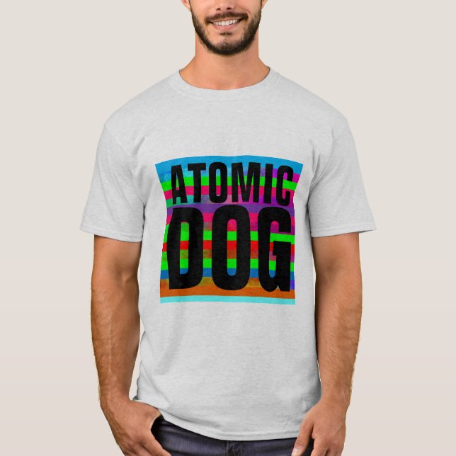 CAMISETAS DE VINTAJE DE PERRO ATÓMICO (Anverso)