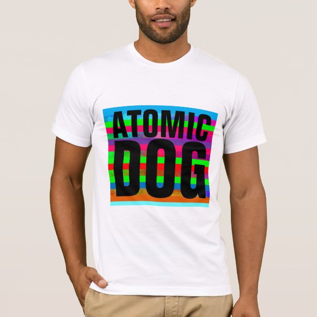 CAMISETAS DE VINTAJE DE PERRO ATÓMICO (Anverso)