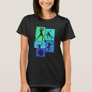 Camisetas de voleibol para niñas Bump Set Spike Re