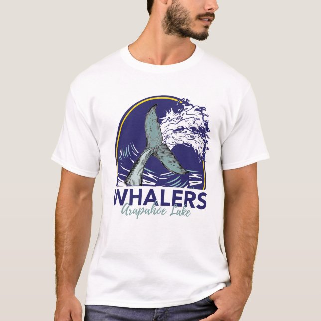Camisetas de Whalers Splash (Anverso)