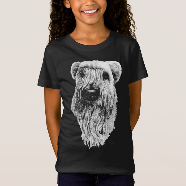 Camisetas de Wheaten Terrier Camisetas de Arte Per (Anverso)