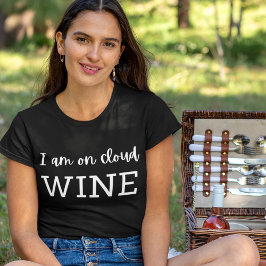 Camisetas de Wine T Cita graciosa camiseta de muje