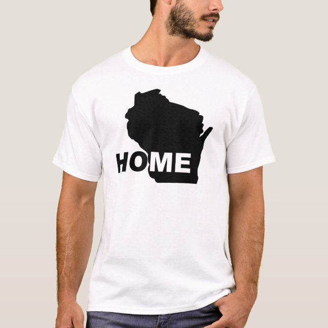 Camisetas de Wisconsin Hogar Lejos del Estado (Anverso)