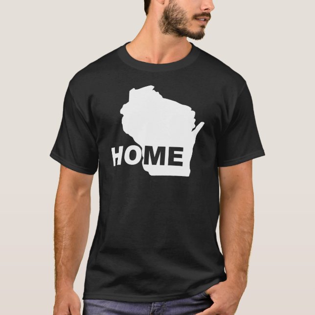 Camisetas de Wisconsin Hogar Lejos Del Estado (Anverso)