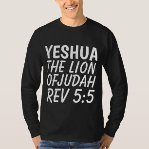 Camisetas de YESHUA Tees cristianos, LEÓN mesiánic