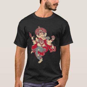 Camisetas de Yoga Espirituales Dios Hindú Ganesha