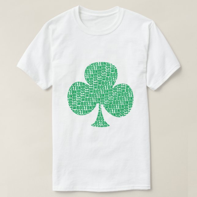 Camisetas del amante irlandés de Boston (Diseño del anverso)