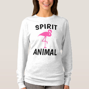 Camisetas del animal espiritual FLAMENCO