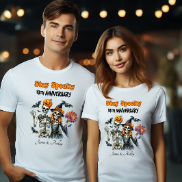 Camisetas del aniversario de Halloween de espeluzn