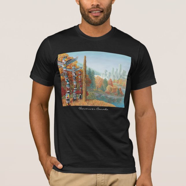Camisetas del arte de Vancouver de la camiseta del (Anverso)