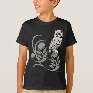 Camisetas del arte del búho