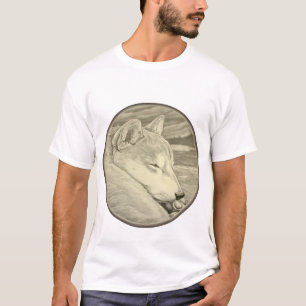 Camisetas del arte del perro de la camisa de los