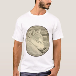 Camisetas del arte del perro de la camisa de los