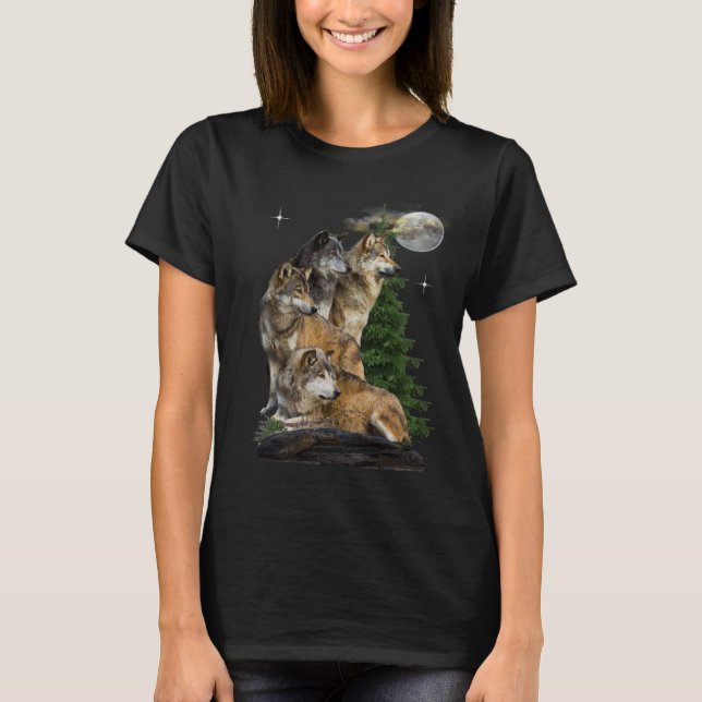 camisetas del artt del lobo (Anverso)