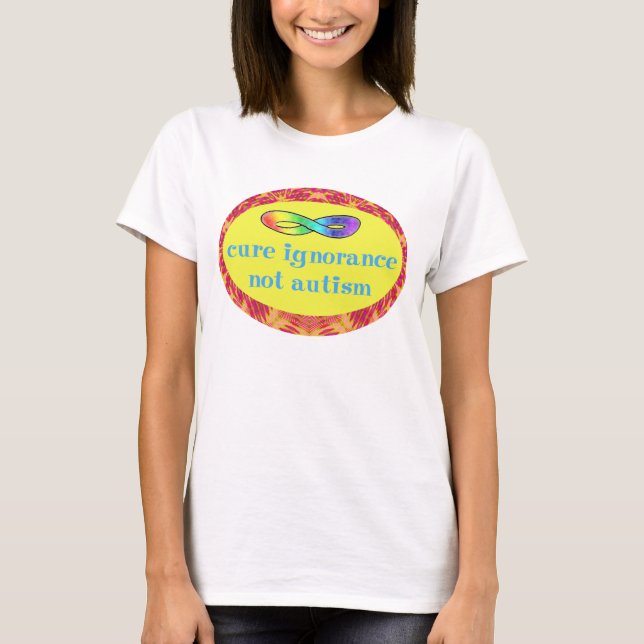 Camisetas del autismo de la ignorancia de la (Anverso)