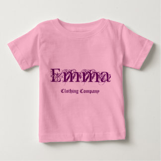 Camisetas del bebé de Emma Name Clothing Company