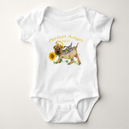 Camisetas del bebé del ángel de Shar-pei