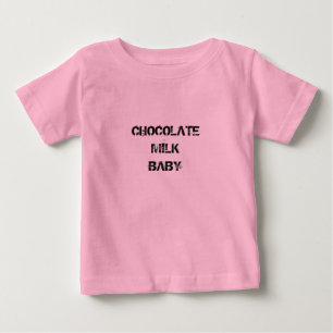 CAMISETAS DEL BEBÉ DEL CHOCOLATE CALIENTE