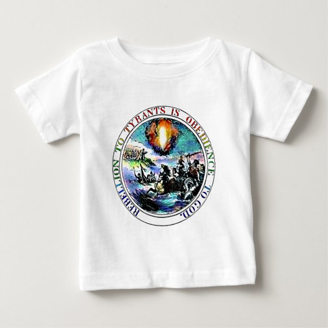 Camisetas del bebé del patriota (Anverso)