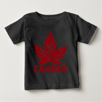 Camisetas del bebé del recuerdo de Canadá de la