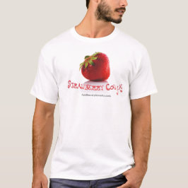 Camisetas del blanco de la FRESA COUGH™