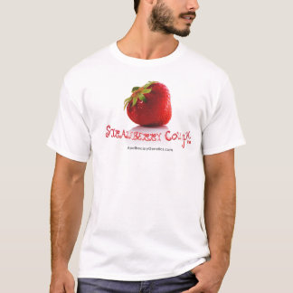 Camisetas del blanco de la FRESA COUGH™