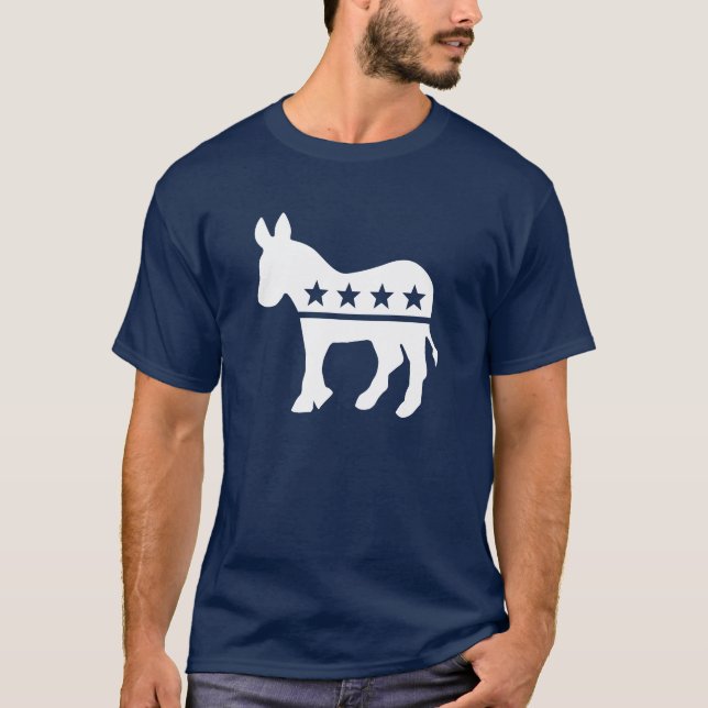 Camisetas del burro de Demócrata (Anverso)