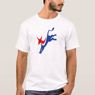Camisetas del burro de Demócrata