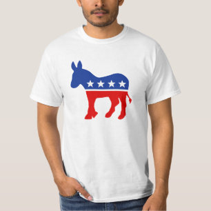 Camisetas del burro de Demócrata