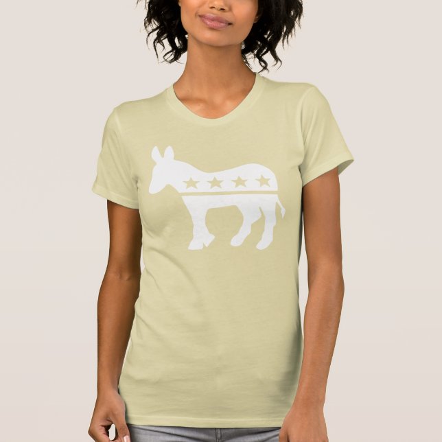 Camisetas del burro de Demócrata (Anverso)