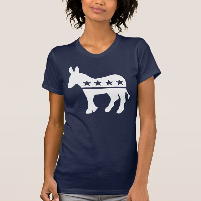 Camisetas del burro de Demócrata (Anverso)