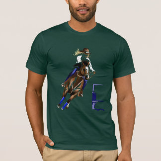 Camisetas del caballo del barril