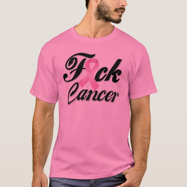 Camisetas del cáncer de pecho de F*CK (Anverso)