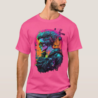 Camisetas del Chica Cyberpunk