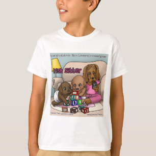 Camisetas del Chico de Canguro Irlandés Perros Roj
