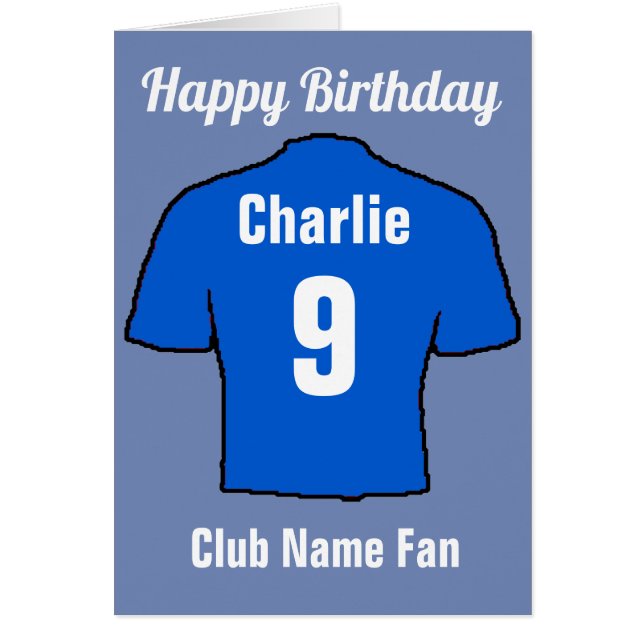 Camisetas del club de fútbol al Personalizar (Frente)