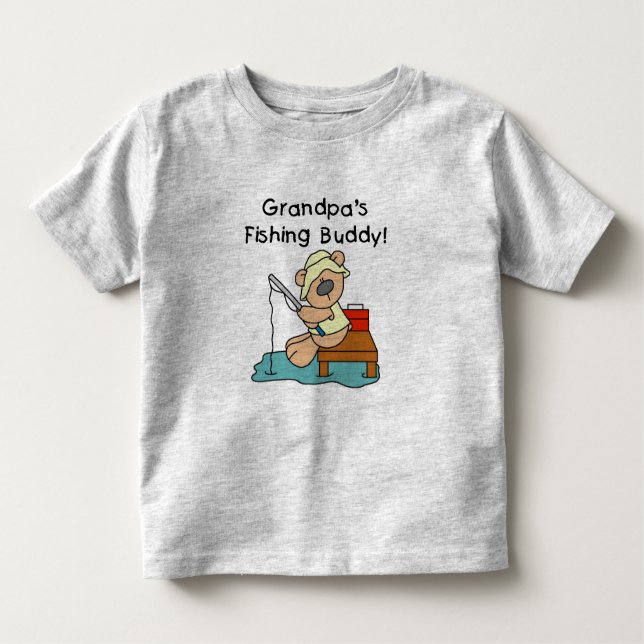 Camisetas del compinche de la pesca del abuelo del (Anverso)