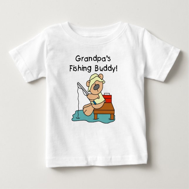 Camisetas del compinche de la pesca del abuelo del (Anverso)